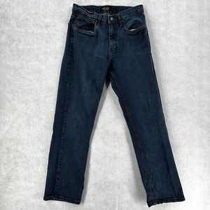 Urban Star Jeans Size 32x30 Mens Mid Rise Straight Leg Dark Wash‎ Blue Denim